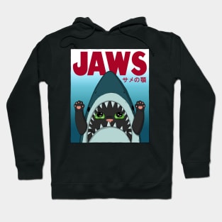 Cat Jaws Parody Hoodie